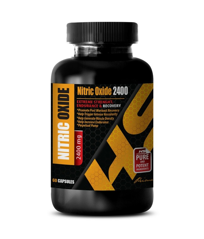 bodybuilding supplements – NITRIC OXIDE 2400 – pre workout supplements -1 Bottle