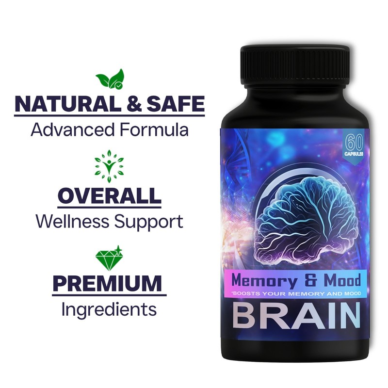 ( 3 Pack ) Brain Memory and Mood Support Supplement Pills Advanced Formula gallery
