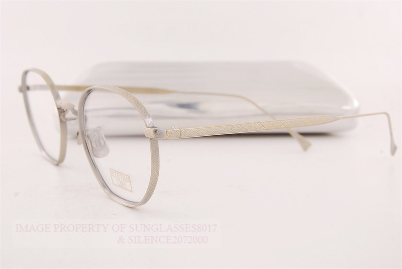 Brand New Eyevan Eyeglass Frames 163 901 Vintage Gold Titanium 45mm gallery