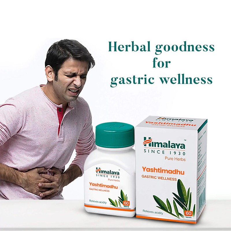 Herbals Yashtimadhu Tabs Ayurvedic Relieves Acidity 60 Tablets Free Shipping