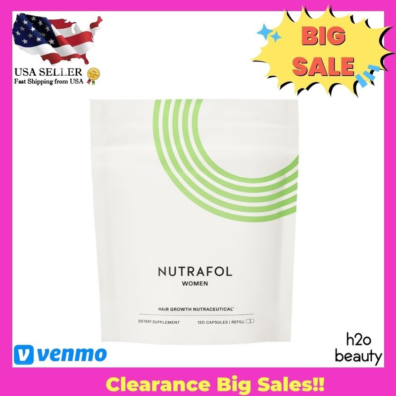 C 120 Capsules Nutrafol Women’s Hair Growth Supplements for Ages 18-44 EXP07/26