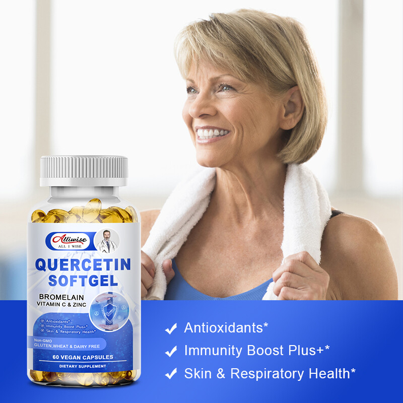 Quercetin 1000Mg with Bromelain 200Mg & Zinc Per Serving,120 Vegetarian Capsules gallery