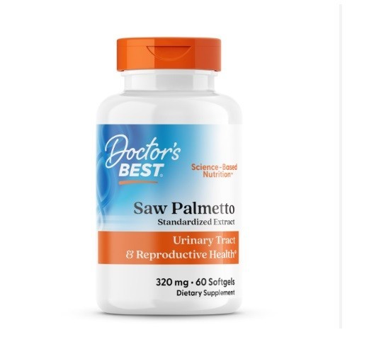 2 X Doctor’s Best Saw Palmetto Standardized Extract — 320 mg – 180 Softgels