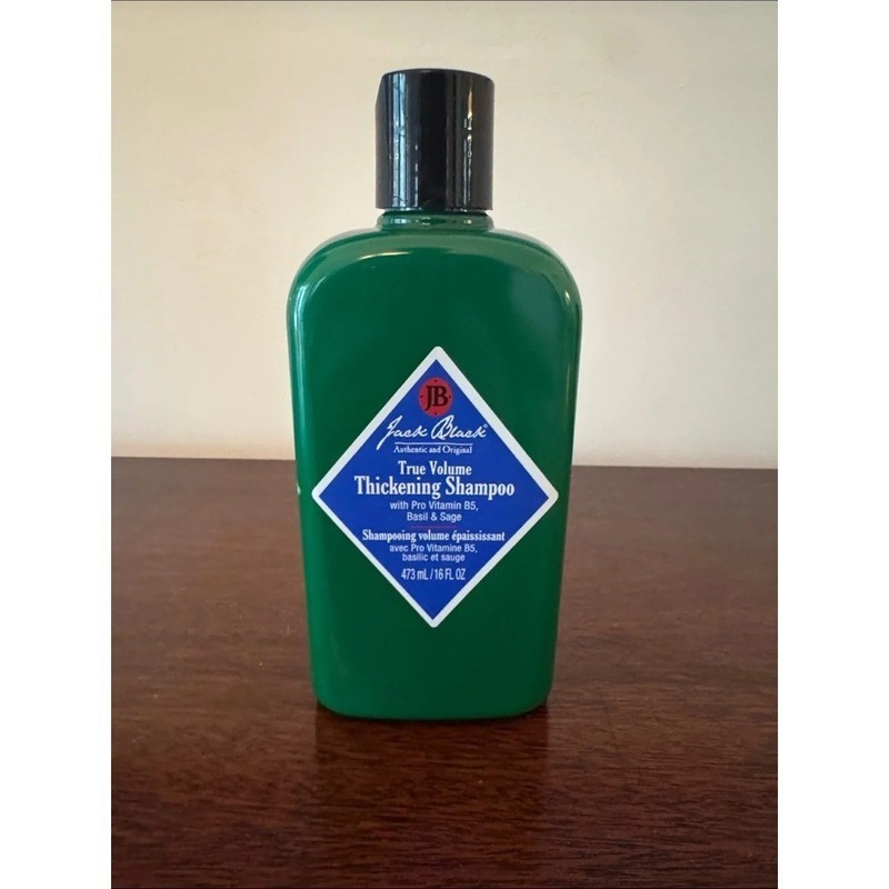 Jack Black NIB 100% Authentic True Volume Thickening Shampoo 16 oz / 473 mL