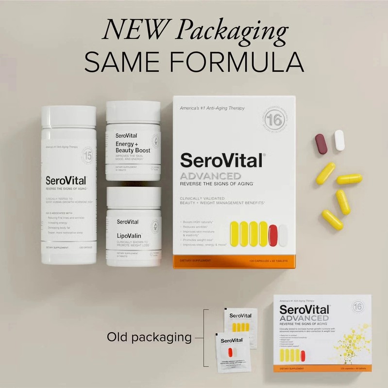 SeroVital Advanced Dietary Supplement 120 Capsules + 60 Tablets gallery