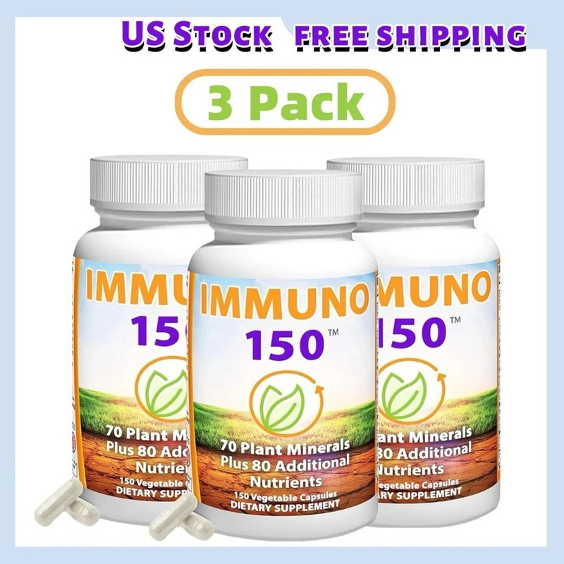 IMMUNO 150 THE ULTIMATE MULTI VITAMIN, IMMUNE BOOSTER. 150 CAPSULES – 3 Bottle