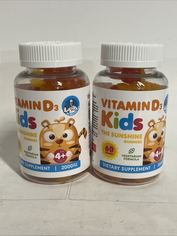 3x DR. MORITZ Vitamin D Gummies 2000 IU 60ct (180 Total) Exp 3/27 gallery