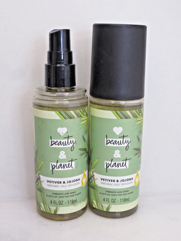 LOVE BEAUTY AND PLANET VETIVER & JOJOBA NATURAL OIL INFUSION 4 OZ 2PC SEE DETAIL