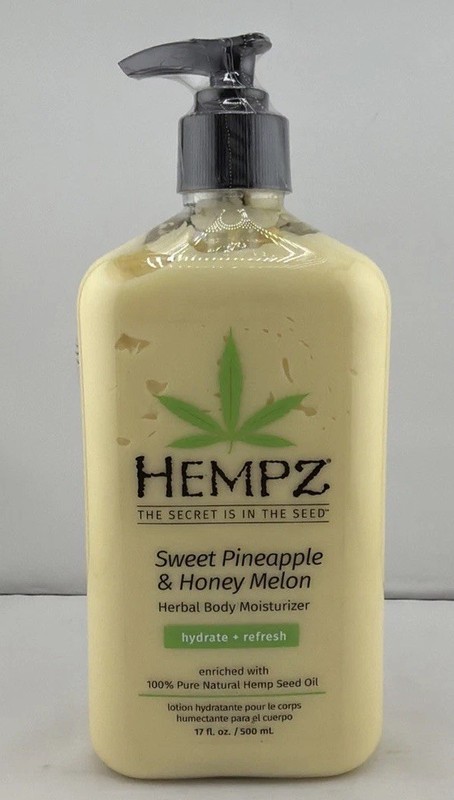 HEMPZ Sweet Pineapple & Honey Melon Herbal Body Moisturizer 17 oz.