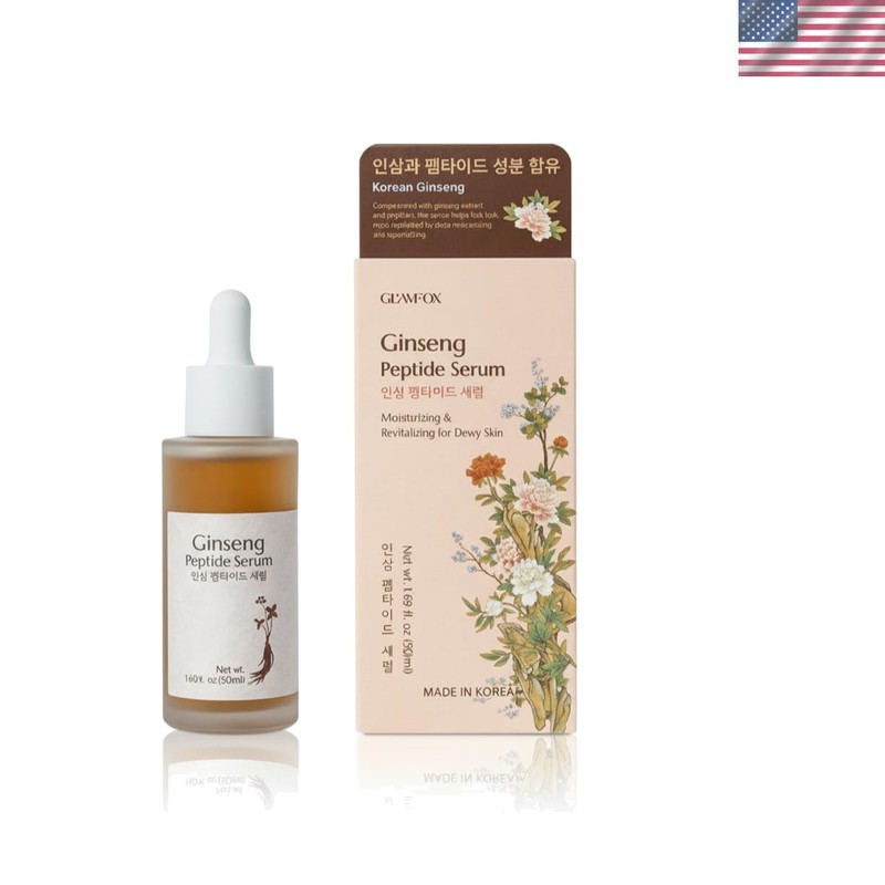 Ginseng Peptide Facial Serum – Lightweight Moisturizing Glow for All Skin Types
