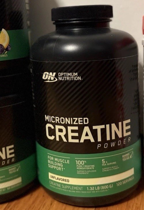 Optimum Nutrition Micronized Creatine Monohydrate, 120 Servings EXP 10/2026