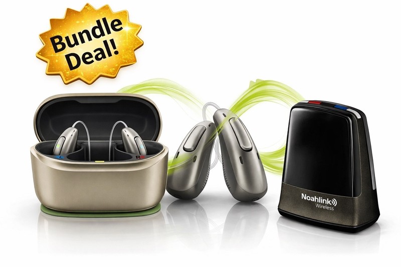 2 P hona k AudéoInfinio Sphere Trial i90 RIC R + Noahlink Hearing Device