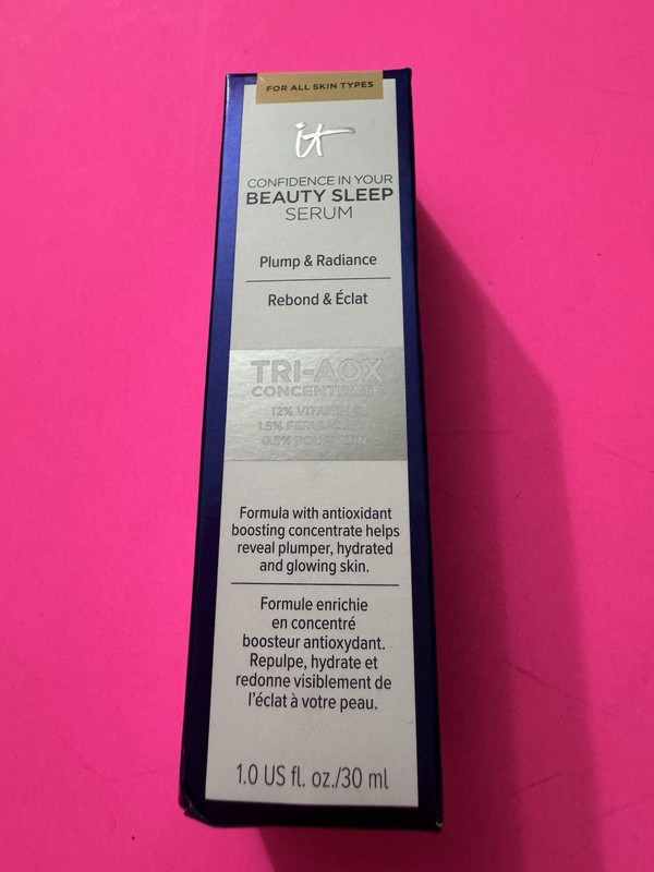 IT Cosmetics Confidence In Your Beauty Sleep Serum Tri-Aox Concentrate 1 oz NEW
