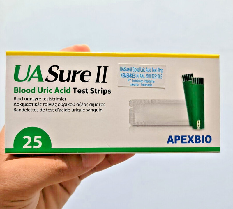 UASure II Uric Acid Test Strips – 1 to 5 Boxes, 25 Strips/Box, Fast Shipping gallery