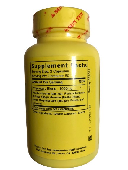 Sun Ten - Pinellia & Magnolia Combination, Capsules/Ban Xia Hou Pu Tang/半夏厚朴湯 gallery