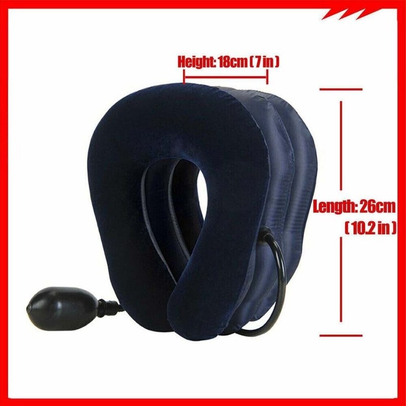 Cervical Neck Traction Device Collar Brace Support Pain Relief Stretcher Therapy gallery