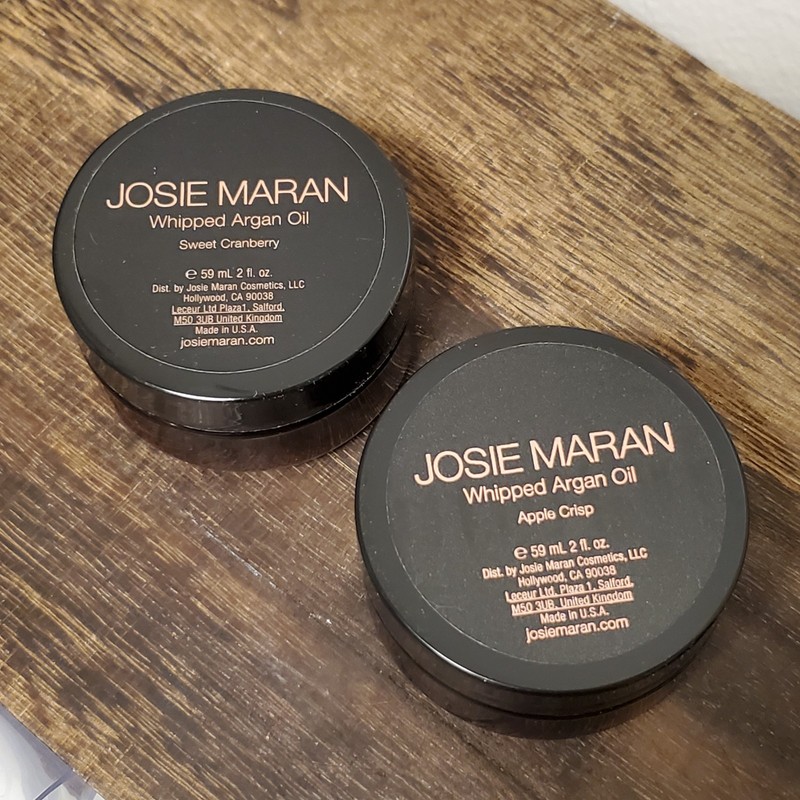 Josie Maran Whipped Argan Oil Apple Crisp & Sweet Cranberry 2 Oz Sealed
