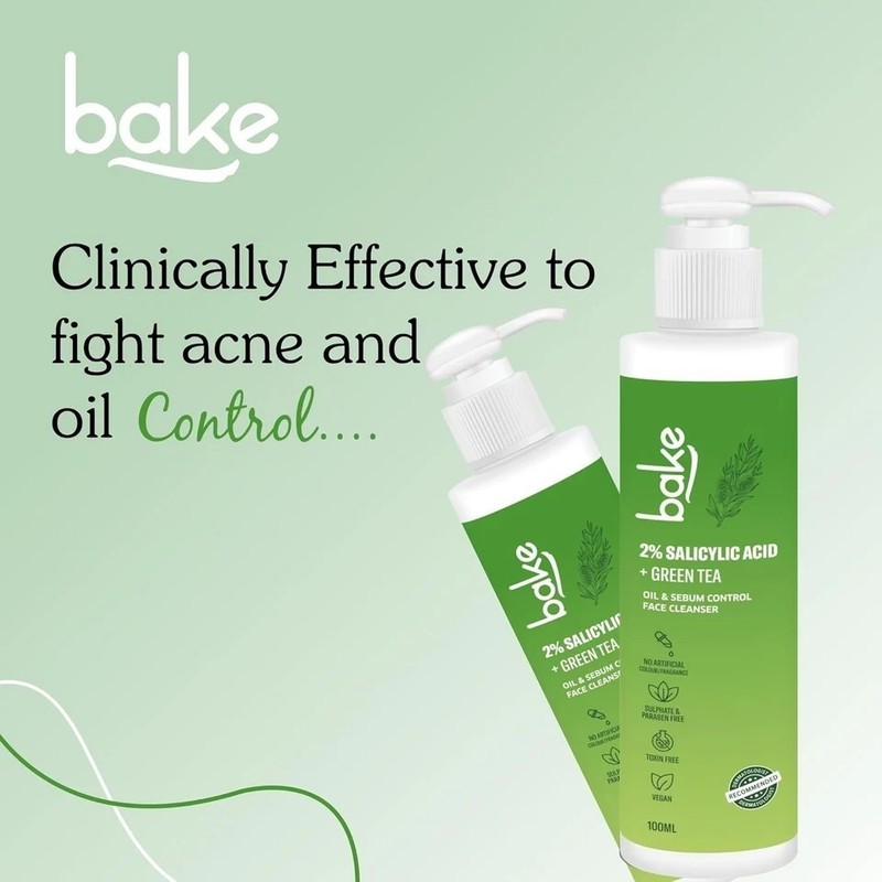 Bake 2% Salicylic Acid With Green Tea Face Cleanser 100ml gallery