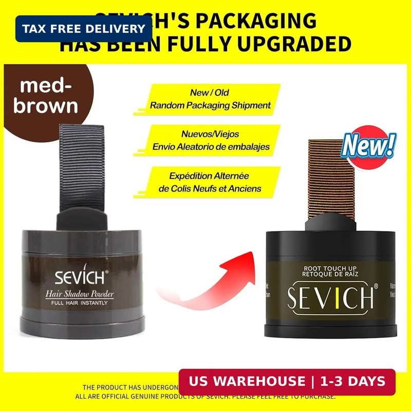 Sevich Hairline Powder,Instantly Conceals Hair Loss, Root Touch up Powder, Hair gallery