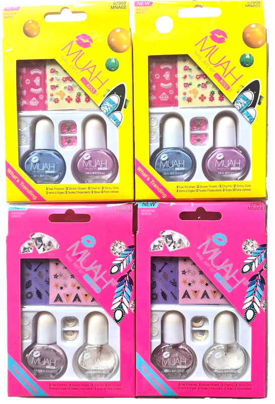 MUAH Nail Art Kit #67959 MNA02 by Kiss / MUAH Nail Art Kit #67981 MNA04 by Kiss