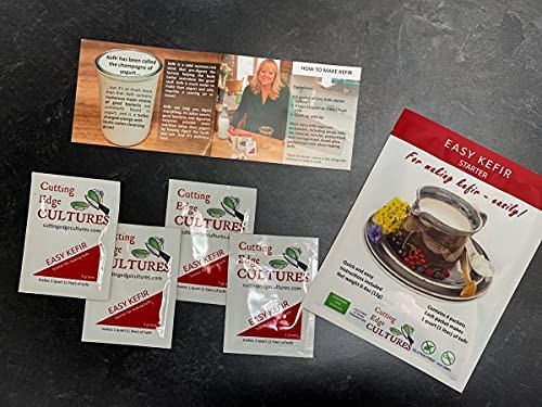Easy Kefir Starter Culture 4 Pack - Probiotic Fermentation, 20g for Homemade Kef gallery