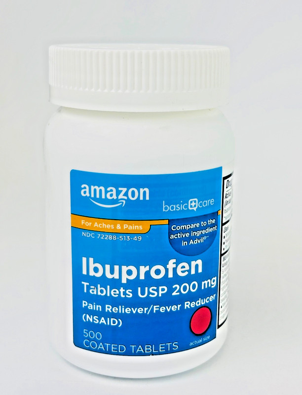 Ibuprofen 500 Coated Tablets 10 Pack 200 mg Pain Reliever EXP 9/2026 gallery