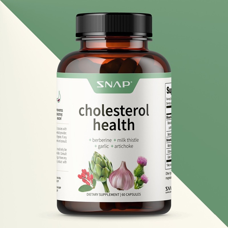 Cholesterol Health Snap Supplements Lipid Metabolism, Digestive Function, 60 Cap