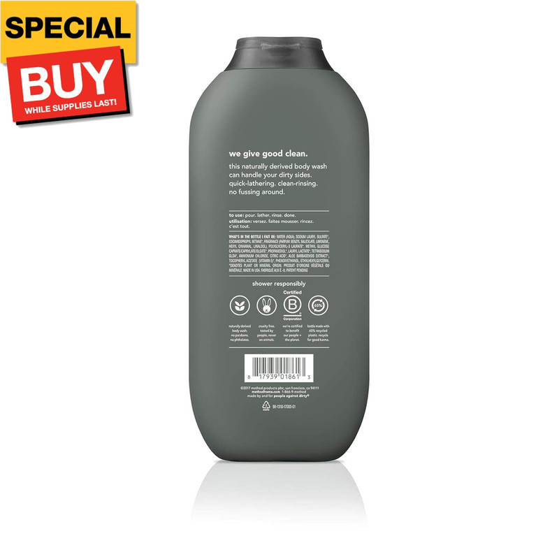 Men Body Wash, Sea + Surf, Paraben and Phthalate Free, 18 fl oz (Pack of 1) gallery