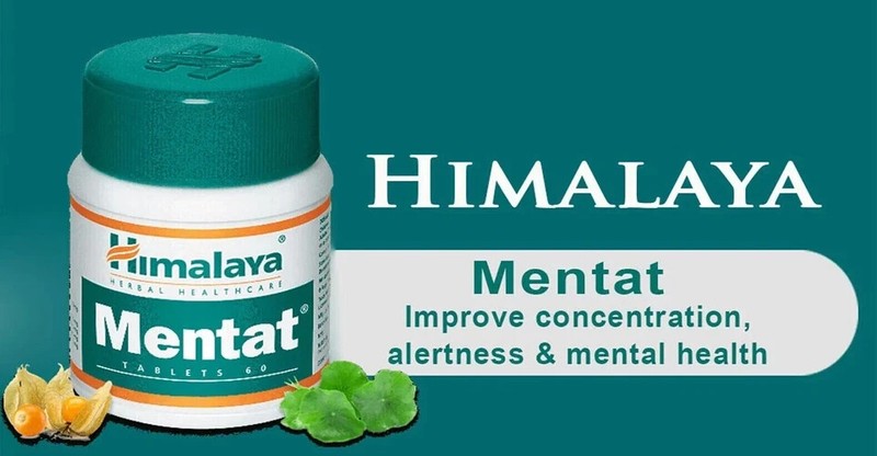Himalaya Mentat Tablet Pack of 10 | Herbal Brain Support | Exp 09-2028 | Natural gallery