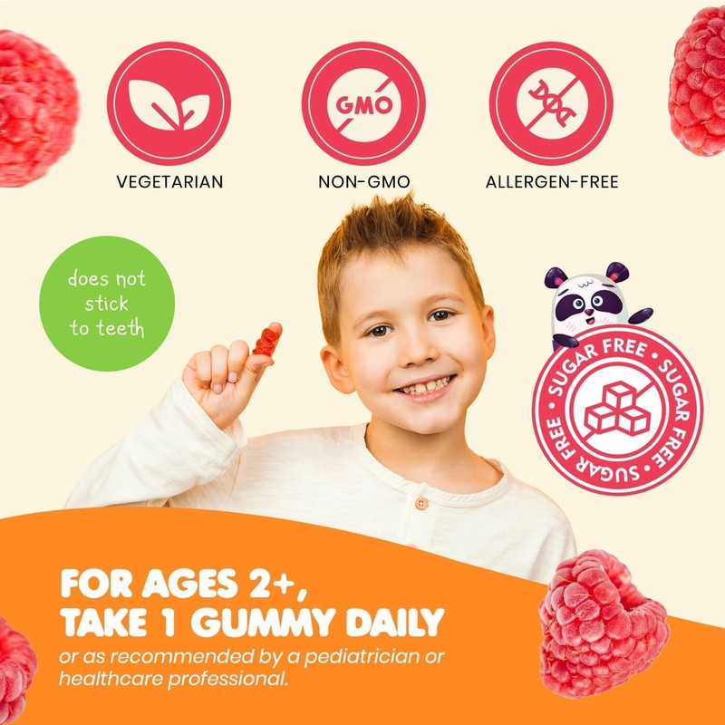 Sugar-Free Calm Magnesium Gummies for Kids and Adults - Non-GMO Magnesium Citrat gallery