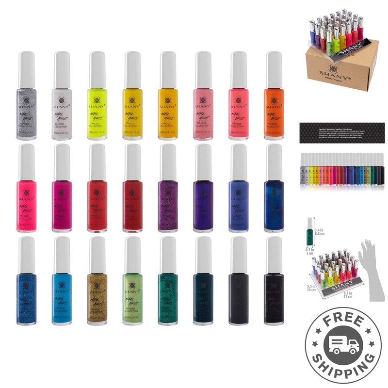 Luxury Nail Art Nail Polish Kit – 24 Colors with Skin-Friendly Ingredients