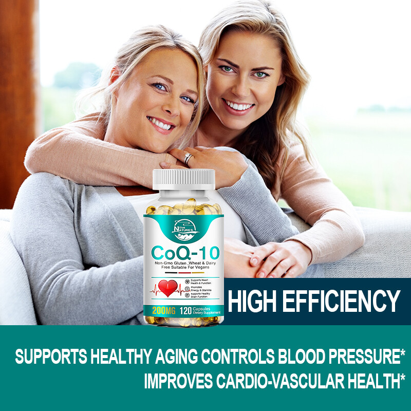CoQ10 200mg 120 capsules NL Q10 C0q 10 Coenzyme Cardiovascular Heart Health gallery