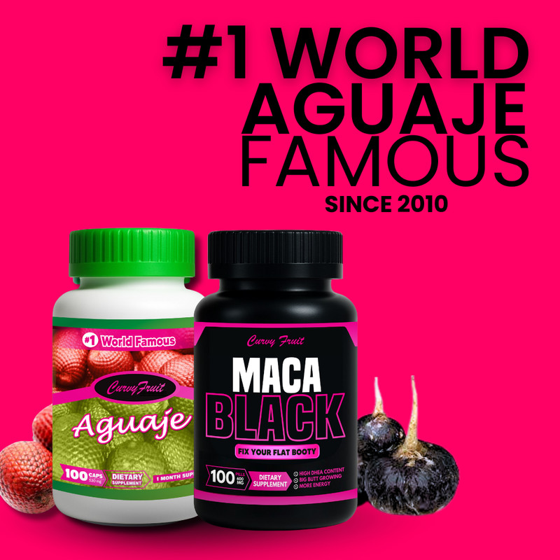 BIG BUTT GROWING: Aguaje + Black Maca ROOT PILLS, MAXIMIZE your BOOTY SIZE FAST! gallery