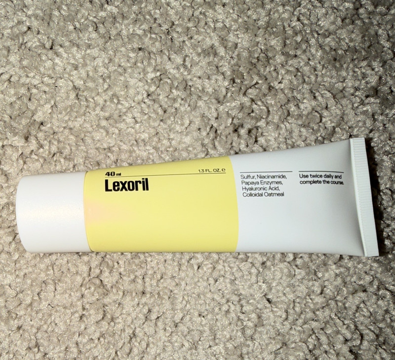 Lexoril Hydrating Face Moisturizer Cream w/ Sulfur Niacinamide 1.3 fl oz
