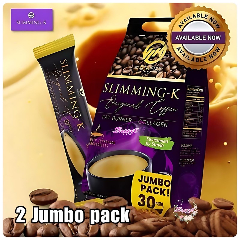 2 JUMBO Pack Slimming-K Original Coffee by Madam Kilay