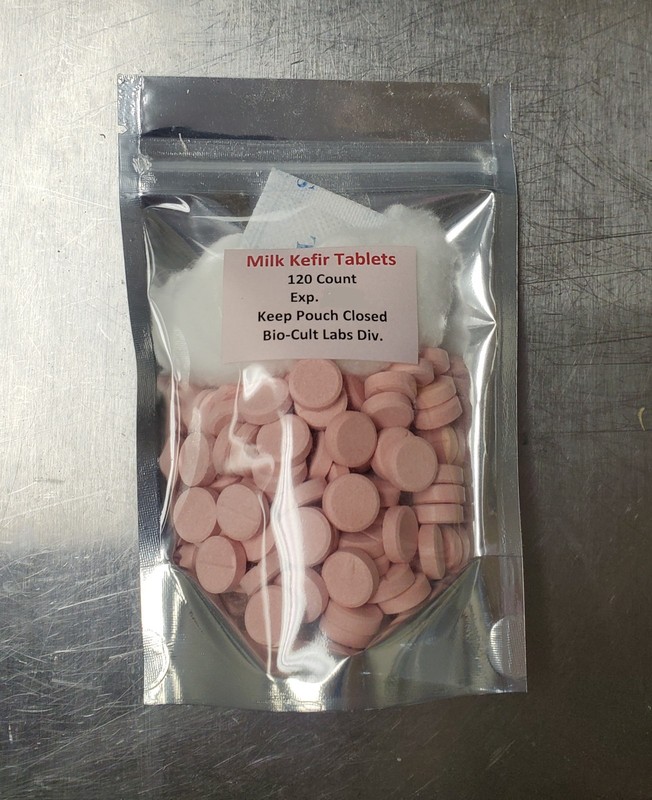 Milk Kefir Probiotic Tablets (120) 5M CFU Each / "On-The-Go-Tabs™" MAHA gallery