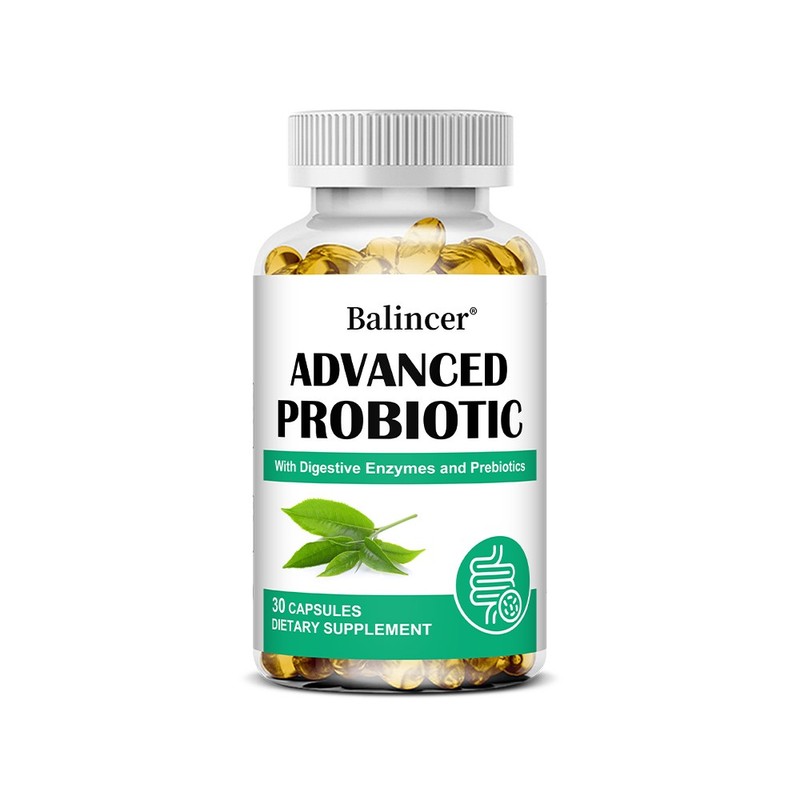 Contains prebiotic and probiotic capsules to support gut and digestive health