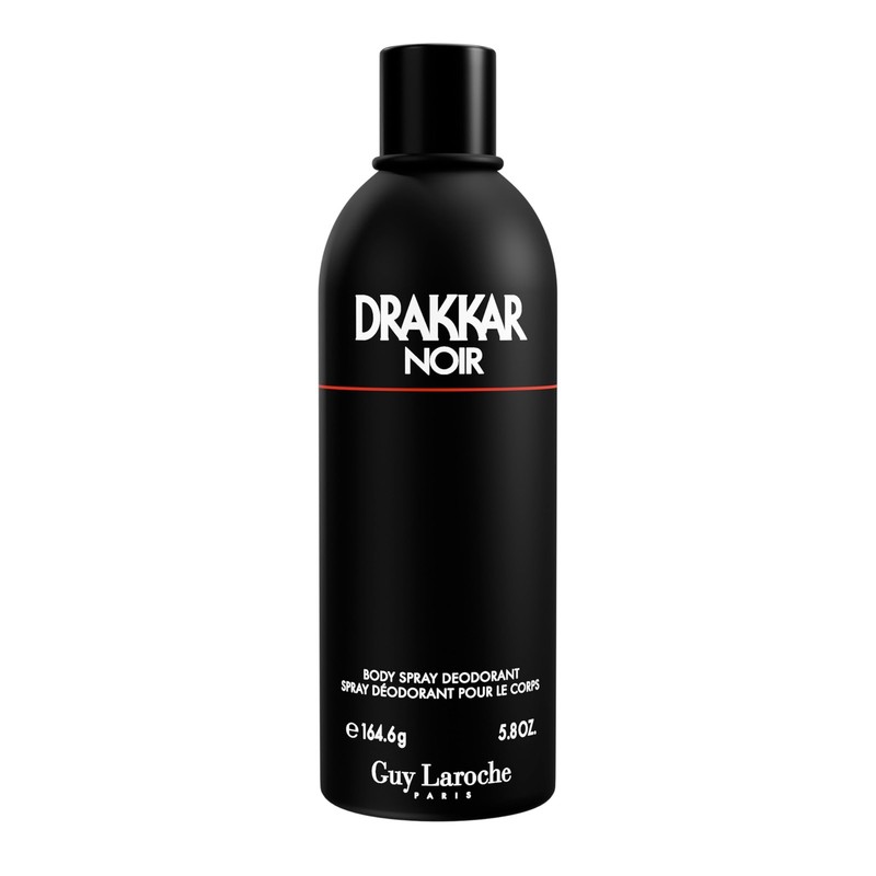 Guy Laroche Drakkar Noir Deodorant Spray 6.7 oz Men | Fresh Aromatic Woody Scent