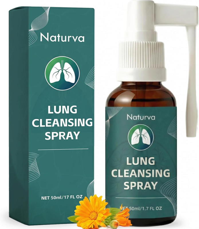 Lung Cleansing Spray,Calendula Leaf Extract 1 Fl Oz (Pack of 1), 1pcs