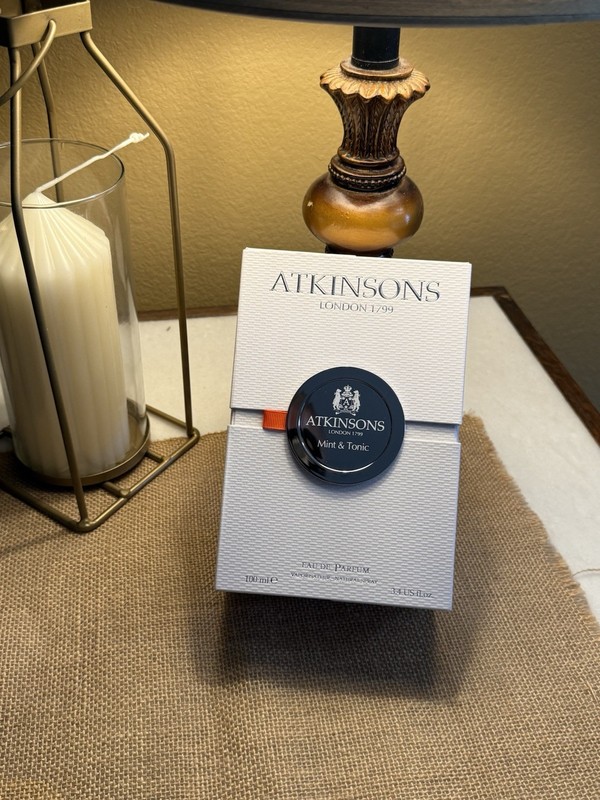 **Atkinsons Mint & Tonic 3.3oz. Eau de Parfum in Full Packaging – Open Box**