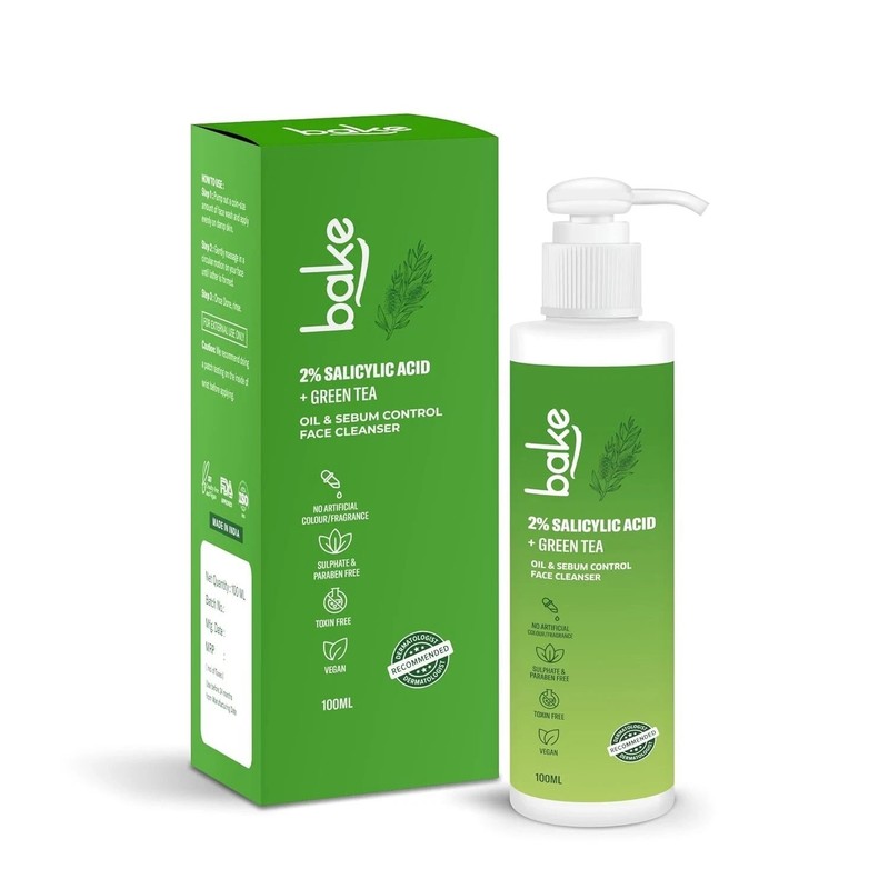 Bake 2% Salicylic Acid With Green Tea Face Cleanser 100ml gallery