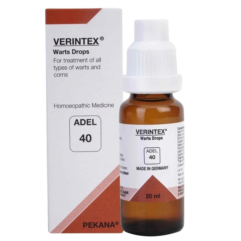 ADEL 40 Warts Drops Pack of 6 Natural Homeopathic Remedy for Skin Wellness Care gallery