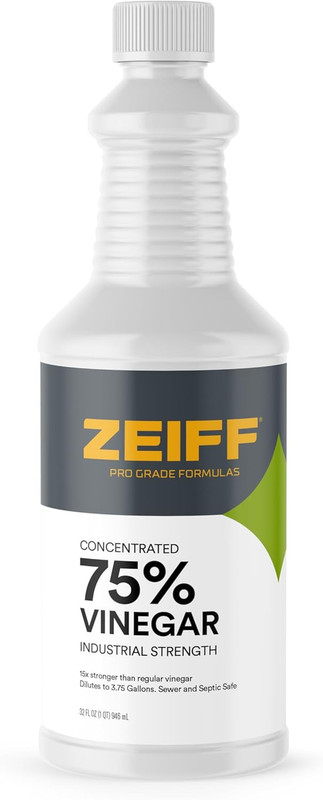 75% Pure Concentrated Vinegar - Technical Grade Acetic Acid Solution - 32 Oz gallery