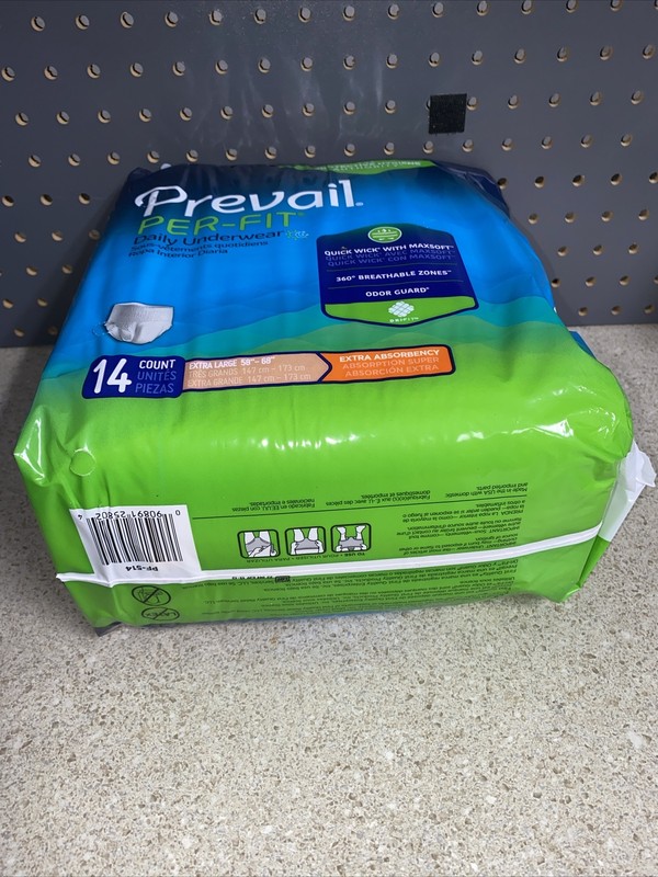 Prevail Daily Underwear, Incontinence, Disposable, Extra Absorbency, XL, 14 Ct gallery