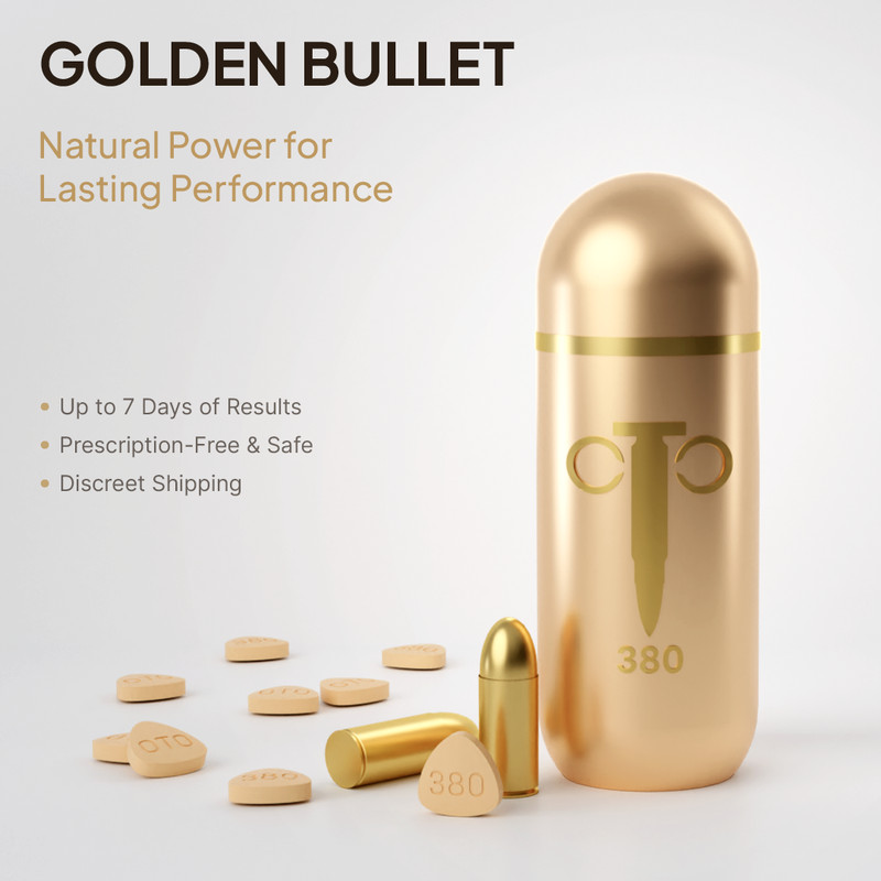 Golden Bullet – Best Enhancement, Male Supplement, SexPills for Men ALL NATURAL