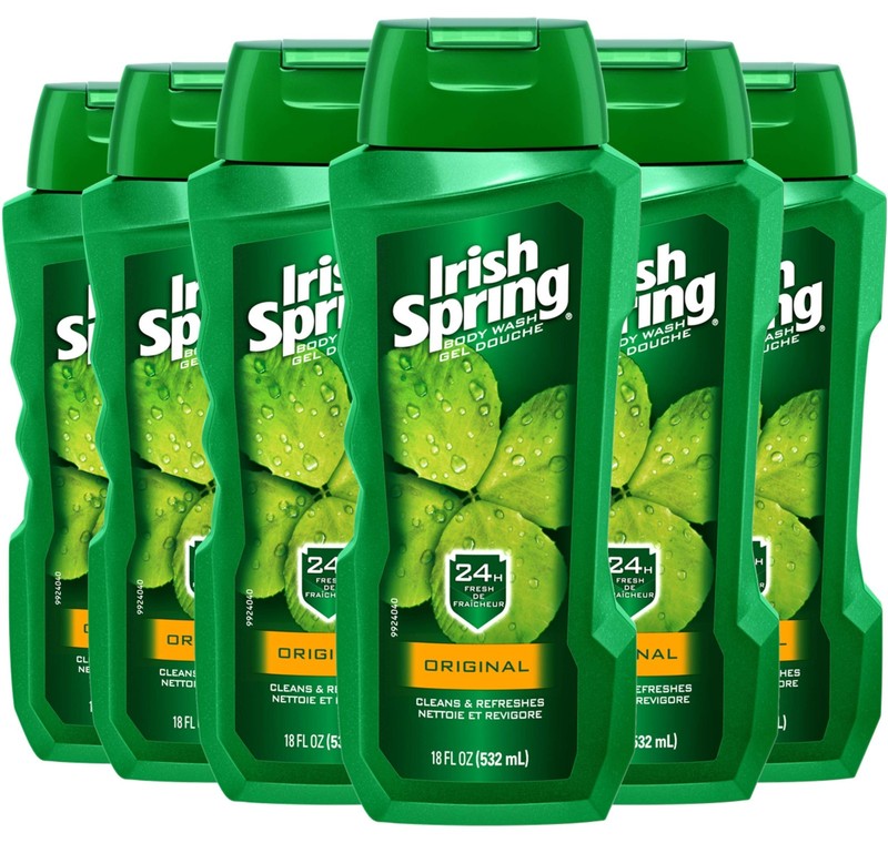 Irish Spring Body Wash, Original, 18 Fl Oz Pack of 6