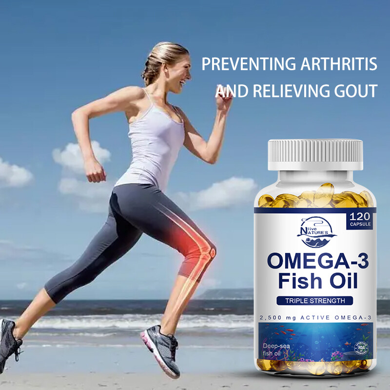 Omega 3 Fish Oil Capsules 3x Strength 3600mg EPA & DHA, Highest Potency Capsules gallery