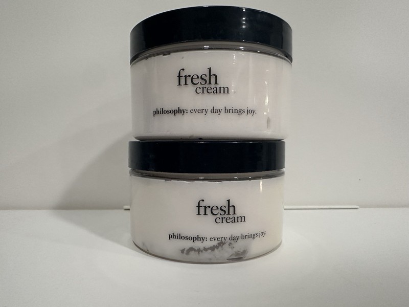 2 X Philosophy Fresh Cream Glazed Body Souffle – 4 Oz