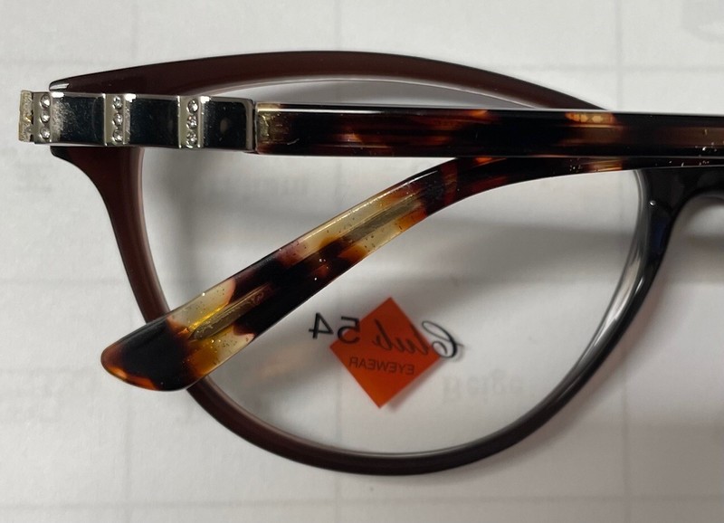 CLUB 54 EYEWEAR WOMEN'S EYEGLASSES FAY BROWN DESIGNER STYLE FAST FREE SHIPPING gallery