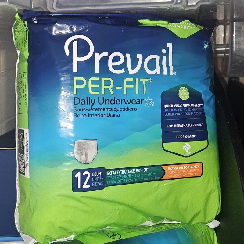 Prevail Per-Fit Protective Underwear,extra Extra Large 68″-80″